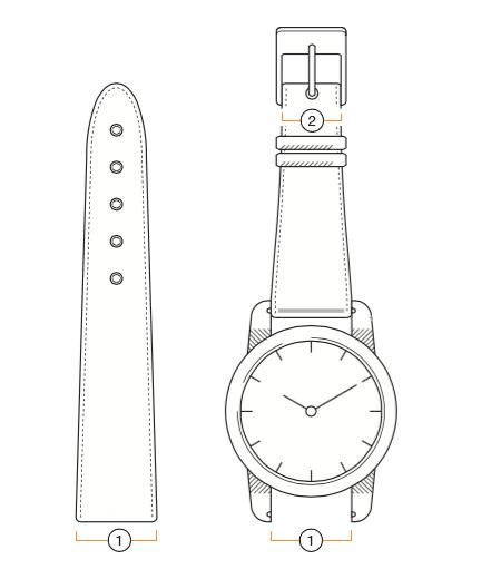 How to measure watch band size